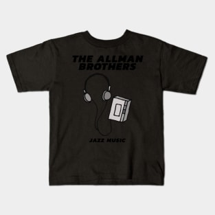 The Allman Brothers / Cassette Tape Style Kids T-Shirt